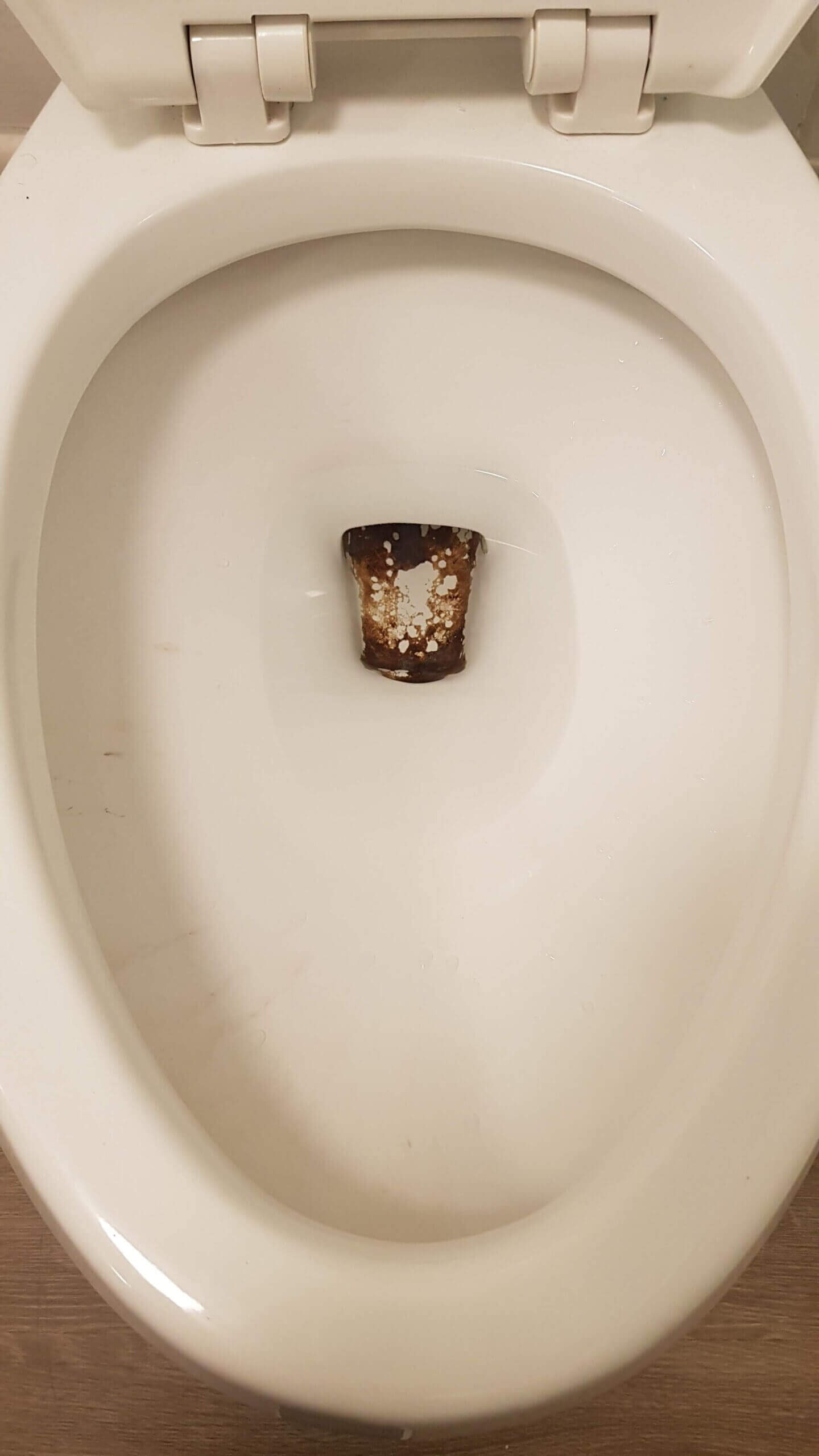 Toilet Cleaning Before - MagiCleanMaid